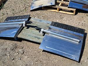 lot 199 image: Lot of (2) Kenworth Chrome Semi Truck Front Mud Guards