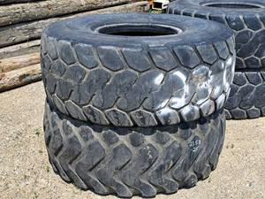 lot 202 image: Lot of (2) Bridgestone 23.5R25 Tractor Tires