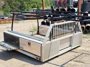 lot 208 image: Weather Guard Truck Bed Service Body Ladder Rack  with Key