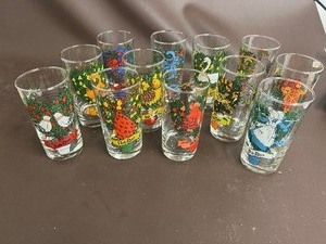 12 DAYS OF CHRISTMAS GLASSES