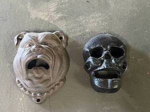 lot 55 image: Cast Iron Bottle Openers