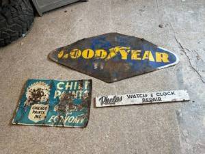 lot 109 image: Vintage Signs