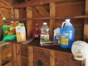 lot 24 image: Shelf Content of outdoor supplies, ...