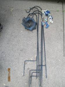 lot 30 image: Group of outdoor shepherds hooks an...