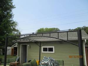 lot 37 image: Outdoor 1010 Metal frame Gazebo...