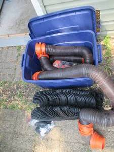 lot 50 image: RV sewer hose with Swivel fittings ...
