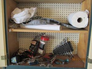 lot 54 image: Content of shop cabinet to include ...