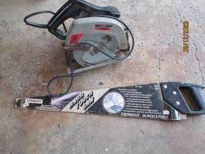 lot 69 image: Craftsman Circular saw and Stanley ...
