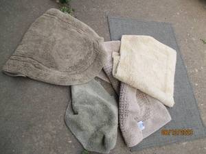 lot 74 image: Collection of outdoor rugs and othe...