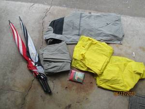 lot 79 image: XL Eddie Bauer and a Coleman Rain s...