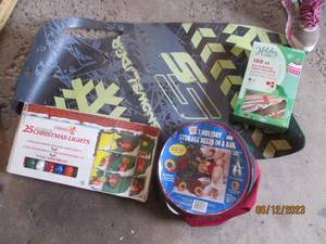 lot 101 image: Snowslider Christmas lights and lig...