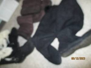 lot 140 image: 3 pairs of womens Tall leathersue...