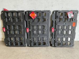 lot 28 image: LOT OF 3 Milwaukee PACKOUT Large Wall Plates