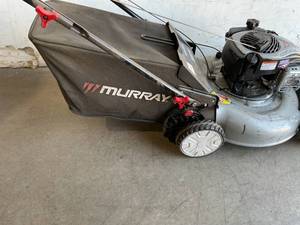 lot 33 image: Murray 20 in. 125 cc Briggs & Stratton Walk Behind Gas Push Lawn Mower with 4 Wheel Height Adjustment and Prime N Pull Start