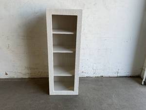 lot 35 image: Hampton Bay Designer Series Edgeley Assembled 15x42x12 in. Wall Open Shelf Kitchen Cabinet in Glacier
