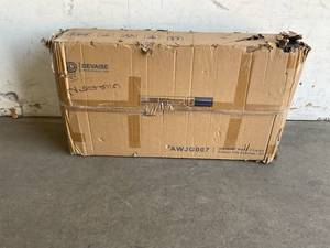 lot 37 image: Devaise 2-Drawer Lateral File CabinetPrinter Stand with Lock in Black
