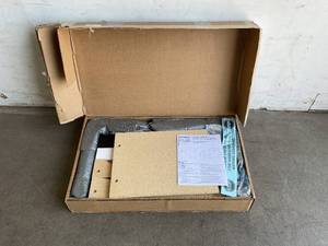 lot 42 image: Prepac Sonoma 2-Drawer Black Nightstand