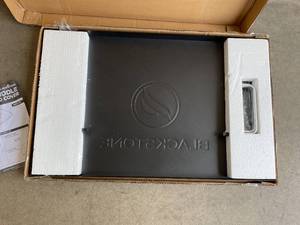 lot 52 image: Blackstone 28 in. Griddle Hard Cover with Black Powder Coat Finish