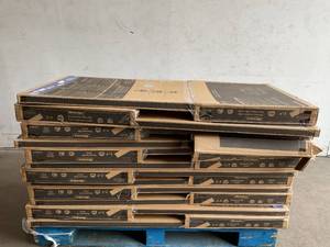 lot 88 image: LOT OF 12 Metalux 2 ft. x 4 ft. White Integrated LED Dimmable Flat Panel Light with Selectable Color Temperature