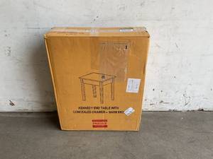 lot 134 image: Casual Home Kennedy End Table with Concealed Drawer