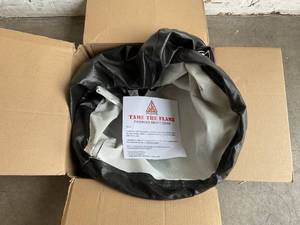lot 135 image: Tame The Flame Fire Pit Covers 22 in. Fireproof Fire Pit Cover for Solo Stove Bonfire
