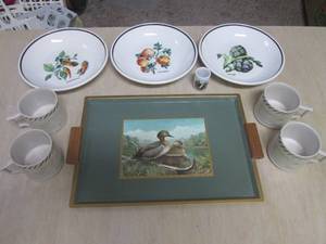 Assorted Decor Tray Cups Bowls - Se...