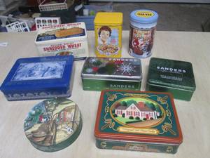 Assorted Tins...