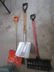 3 Shovels...