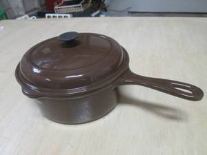 Le Creuset #20 Brown EnamelTeflon ...