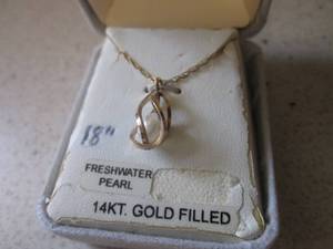 Fresh Water Pearl 18 Necklace 14K ...