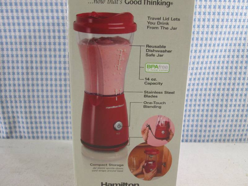 Sold at Auction: Hamilton Beach Personal Blender