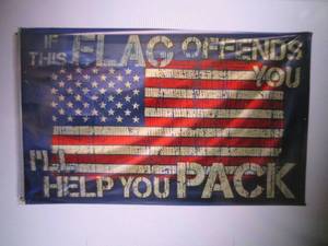 lot 64 image: (BSB) 3 ft x 5 ft If This Flag Off...