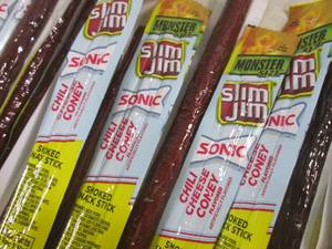 lot 123 image: (C-3) 24 Slim Jim Monster Size Soni...