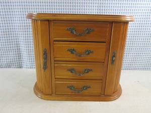 lot 144 image: (C-4) Jewelry Box with Contents...