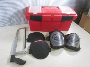 lot 171 image: (G-1) 18 Plastic Tool Box, 2 Pair ...
