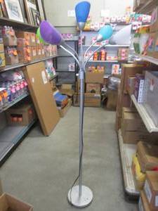 lot 199 image: (CSB) 5-Bulb Floor Lamp Multi Color...