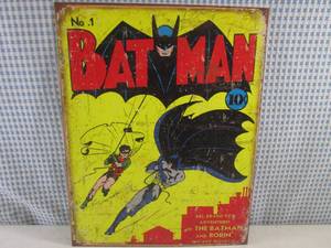 lot 209 image: (EC1) Batman Tin Sign 12 12 x 16...