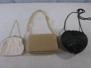 lot 240 image: (C-4) 3 Small Purses...