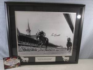 lot 244 image: (D-1) Framed Autographed Ron Turcot...