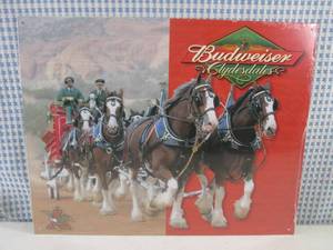 lot 260 image: (C-3) Budweiser Clydesdales Tin Sig...
