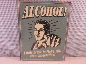 lot 266 image: (FS) Alcohol I Only Drink To Make ...