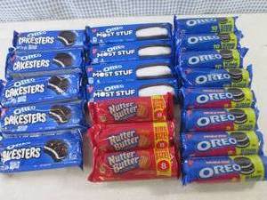 lot 277 image: (B-1) 20 Assorted Packs of Cookies ...