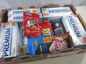 lot 282 image: (D-1) Flat of Assorted FoodsSnacks...
