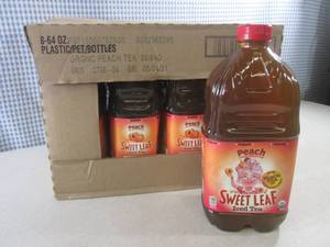lot 292 image: (B-3) Case 8 Bottles Peach Sweet Le...