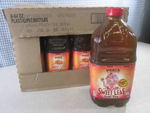 lot 293 image: (B-3) Case 8 Bottles Peach Sweet Le...