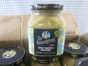 lot 336 image: (B-3) 6 Jars Spicy Brown Mustard 11...