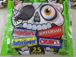lot 340 image: (B-1) 3 Bags Assorted Bite Size Can...