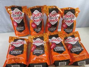 lot 342 image: (C-2) 8 Bags Baked Cheese Curls 10....