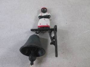 lot 348 image: (EC1) Cast Iron Bell and Wall Mount...