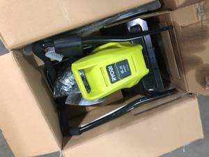 lot 19 image: RYOBI 11 in. 8.5 Amp Corded Cultivator  Customer Returns See Pictures